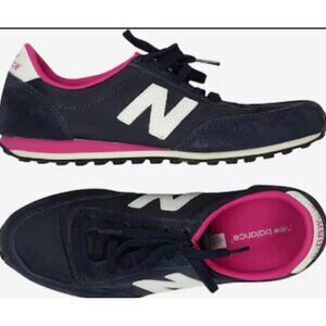 New Balance WL410WBA Navy Pink Retro Runner Women’s 8